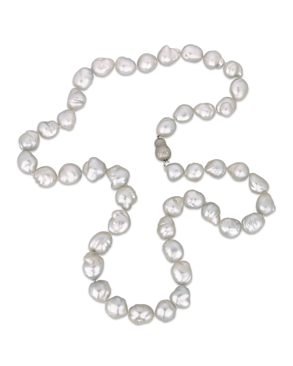Baroque Pearl Opera Necklace