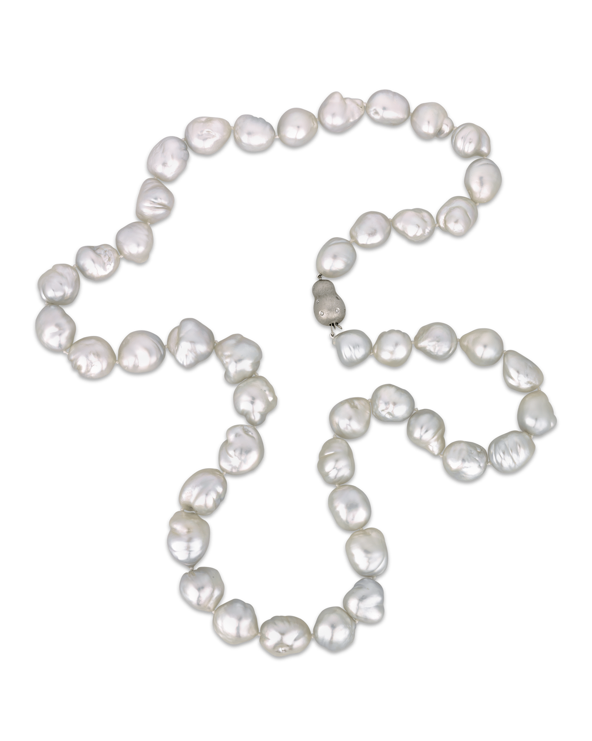 Baroque Pearl Opera Necklace
