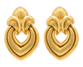 Henry Dunay Gold Door Knocker Earrings