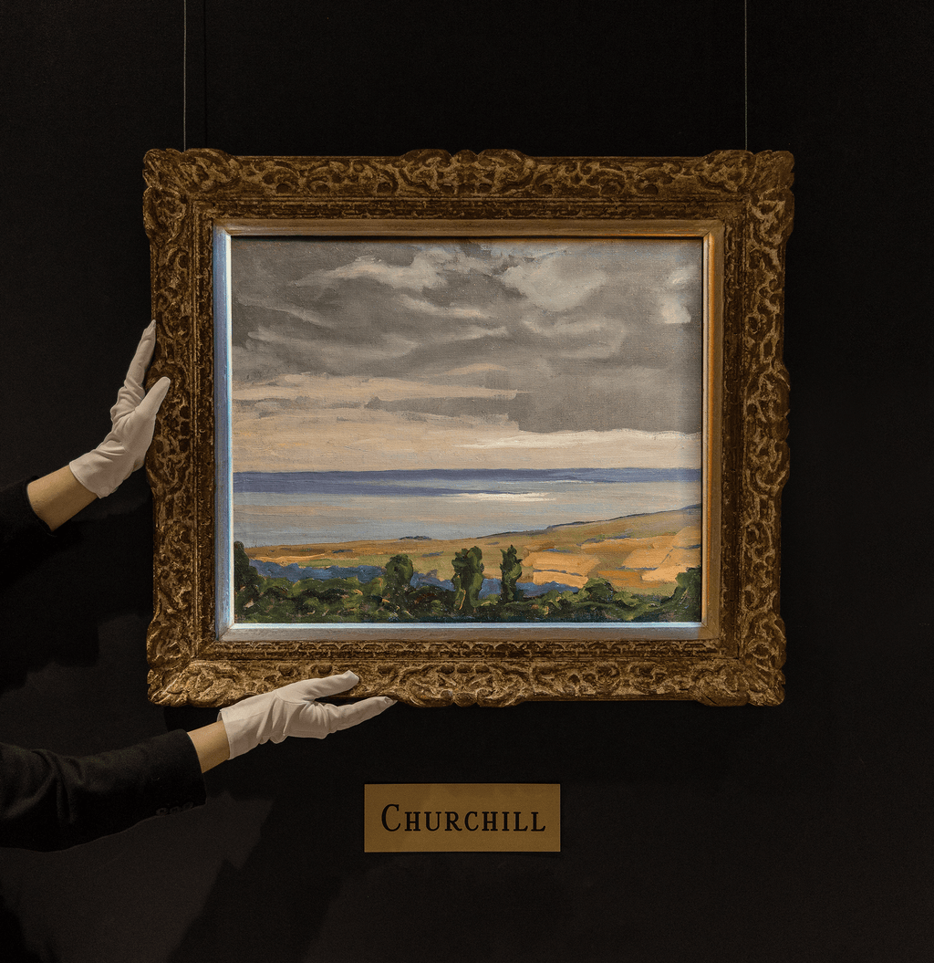 Coast Scene Near Lympne by Sir Winston Churchill
