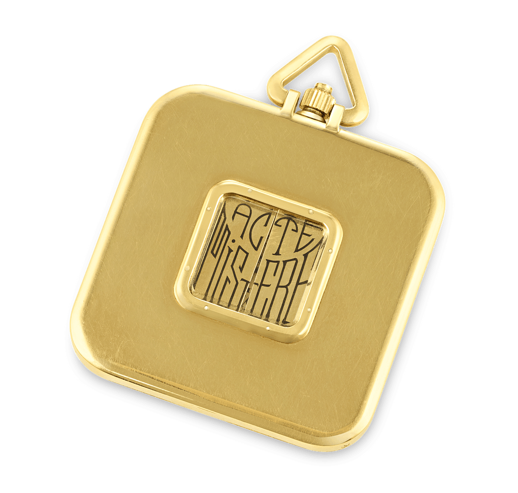 Cartier Gold Acte Mistere Pocket Watch