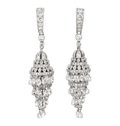 Diamond Chandelier Earrings, 10.00 Carats