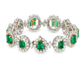 Colombian Emerald and Diamond Bracelet