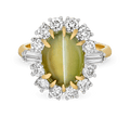 Cat's Eye Chrysoberyl Ring, 8.06 Carats