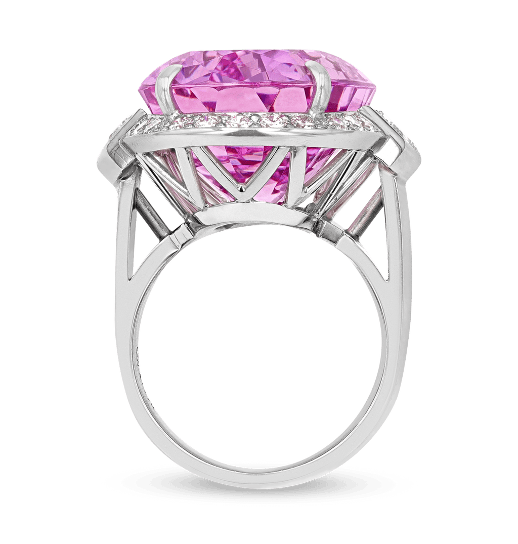 Pink Topaz Ring, 41.50 Carats