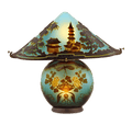 Pagoda Lamp by Émile Gallé