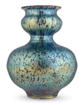 Rounded Papillion Vase by Loetz