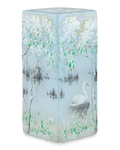 Swan Glass Vase by Daum Nancy