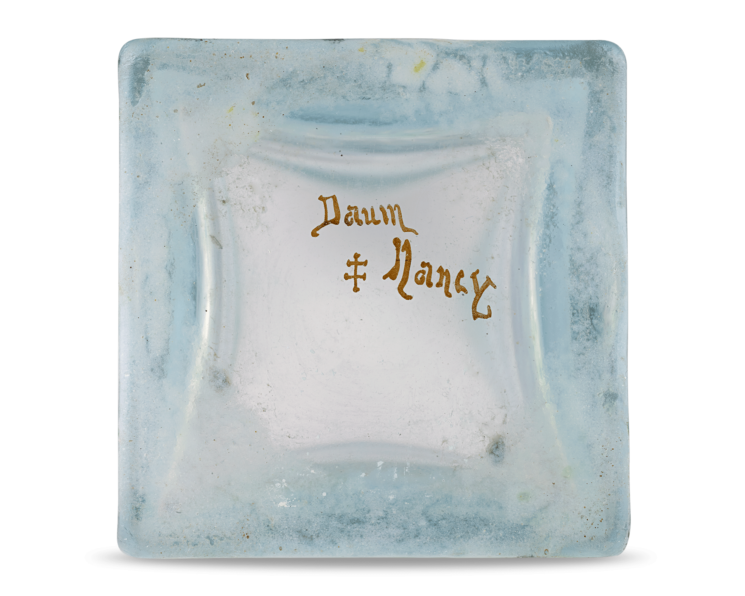 Swan Glass Vase by Daum Nancy