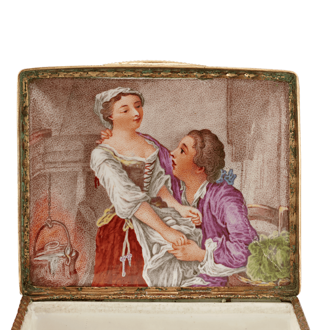 Meissen Rococo Porcelain Box