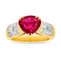 Untreated Ruby Ring, 3.05 Carats