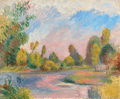Au bord de la rivière by Pierre-Auguste Renoir