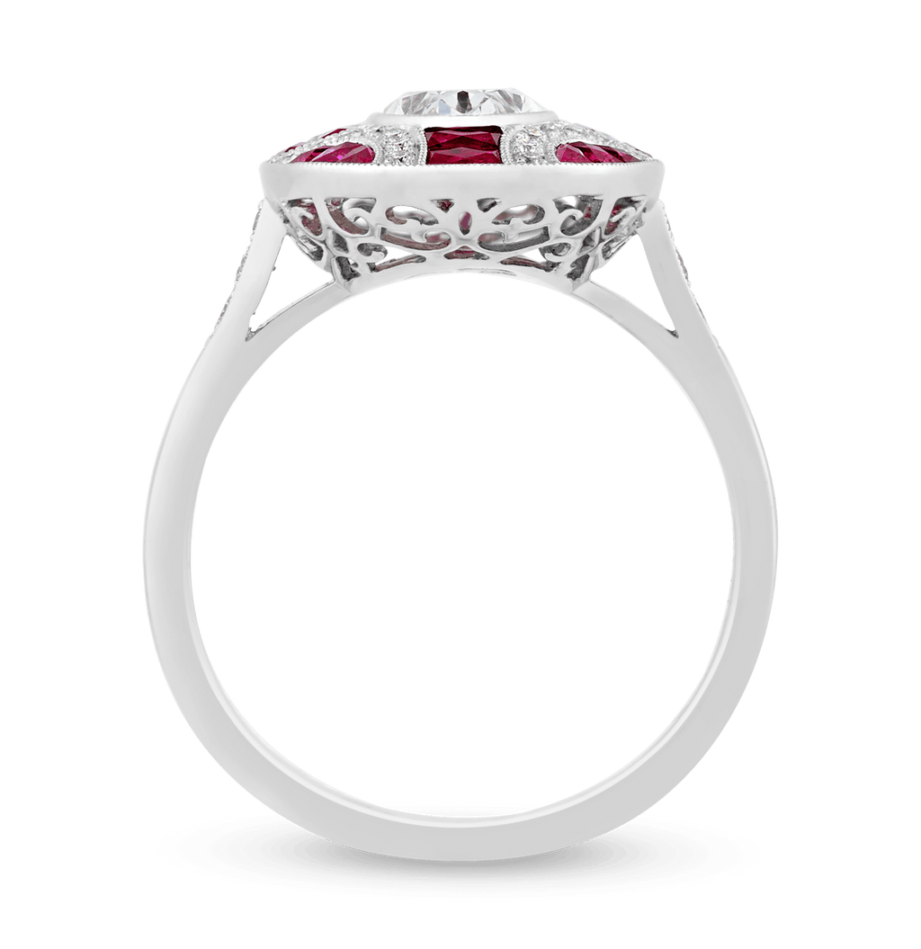Diamond and Ruby Ring