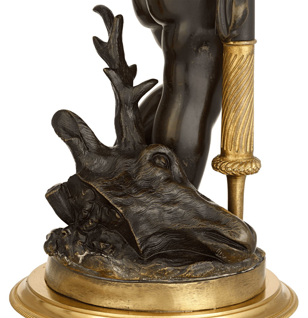 Louis XVI Bronze Ormolu Candelabra with Putti