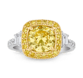 Fancy Intense Yellow Diamond Ring, 2.01 carats