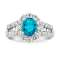 Brazilian Paraiba Ring, 1.01 carats