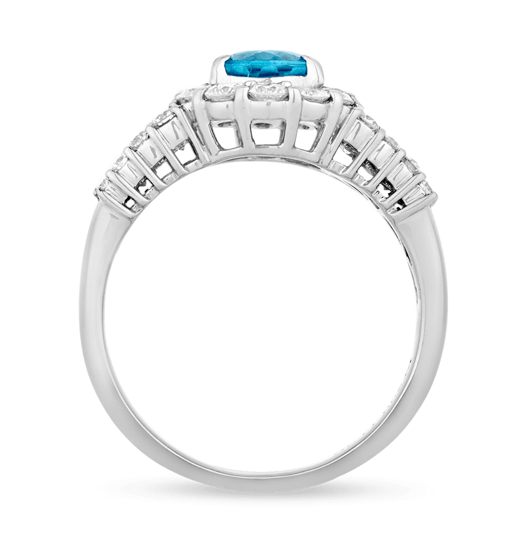 Brazilian Paraiba Ring, 1.01 carats
