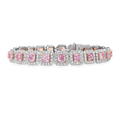 Fancy Pink Diamond Bracelet, 6.47 carats