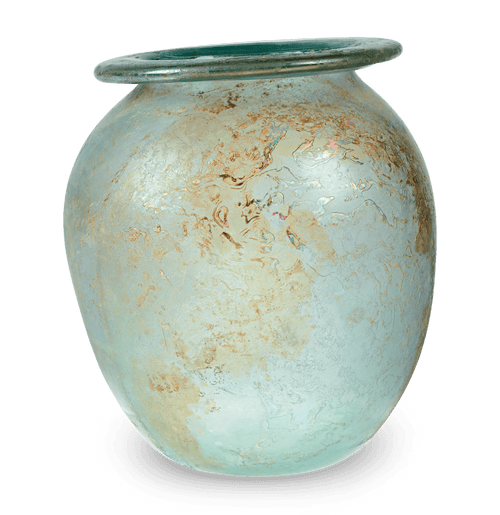 Ancient Roman Glass Funerary Urn