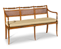 Edwardian Satinwood Settee