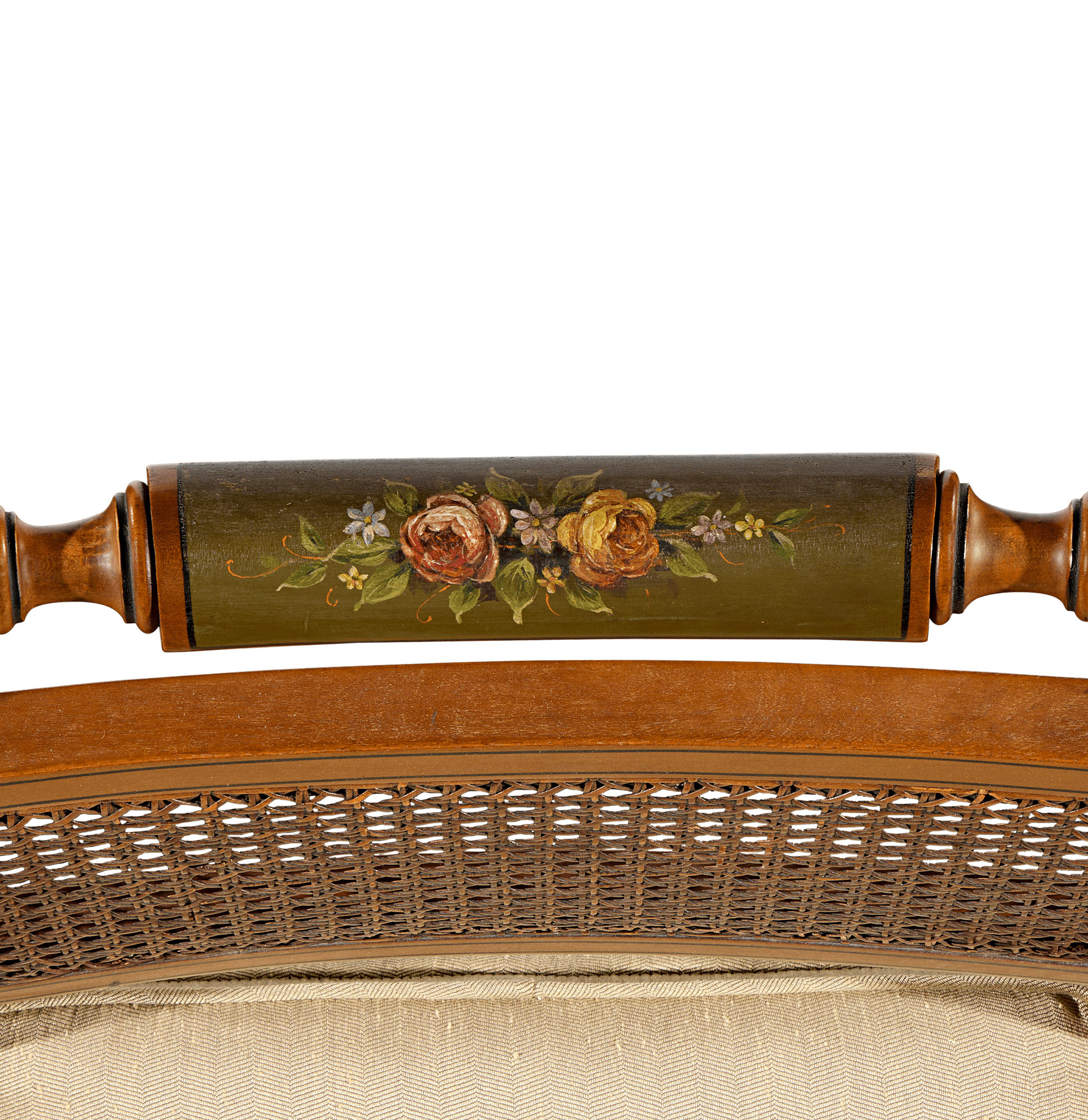 Edwardian Satinwood Settee