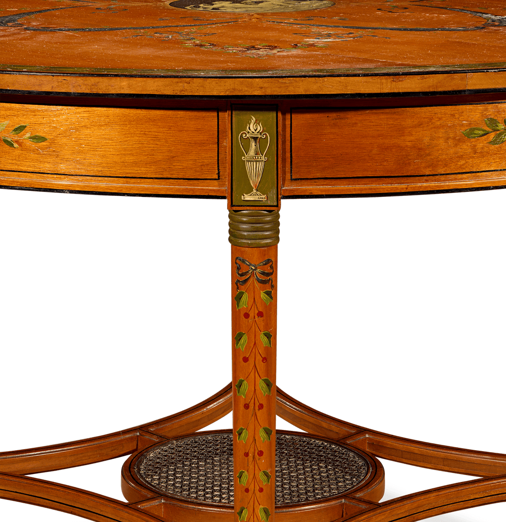 Edwardian Satinwood Table