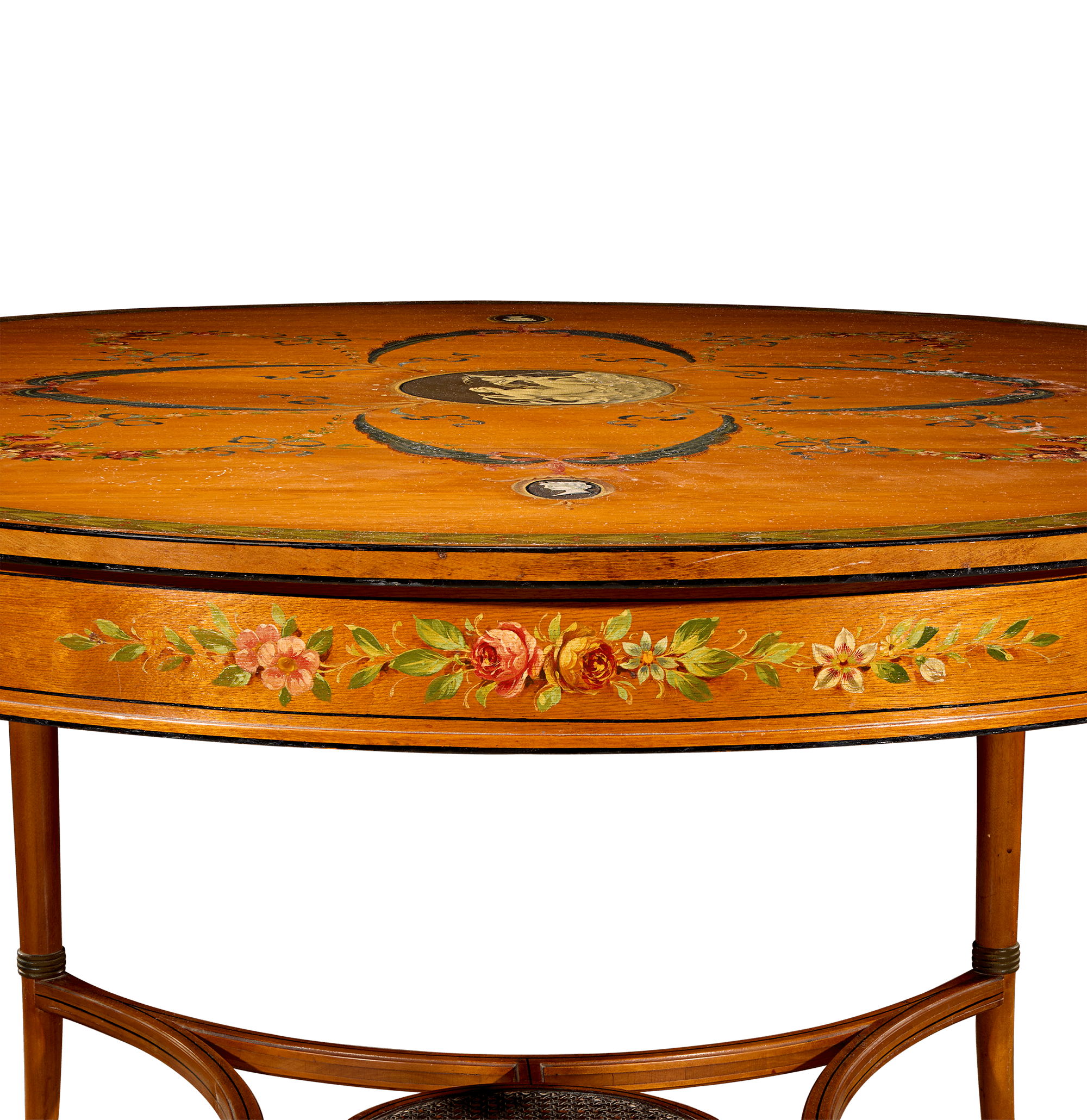 Edwardian Satinwood Table