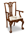 Chippendale Style Mahogany Armchair