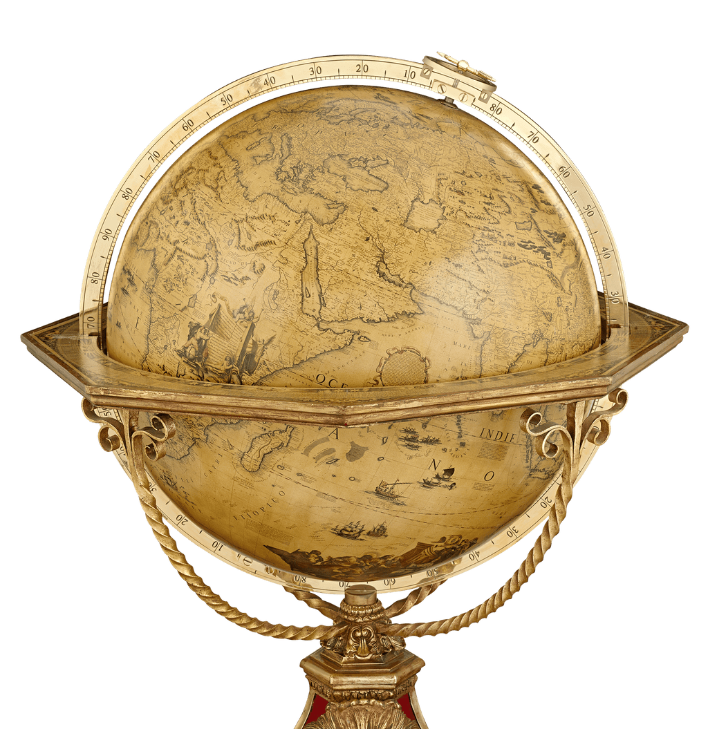 Pair of 32" Terrestrial and Celestial Globes