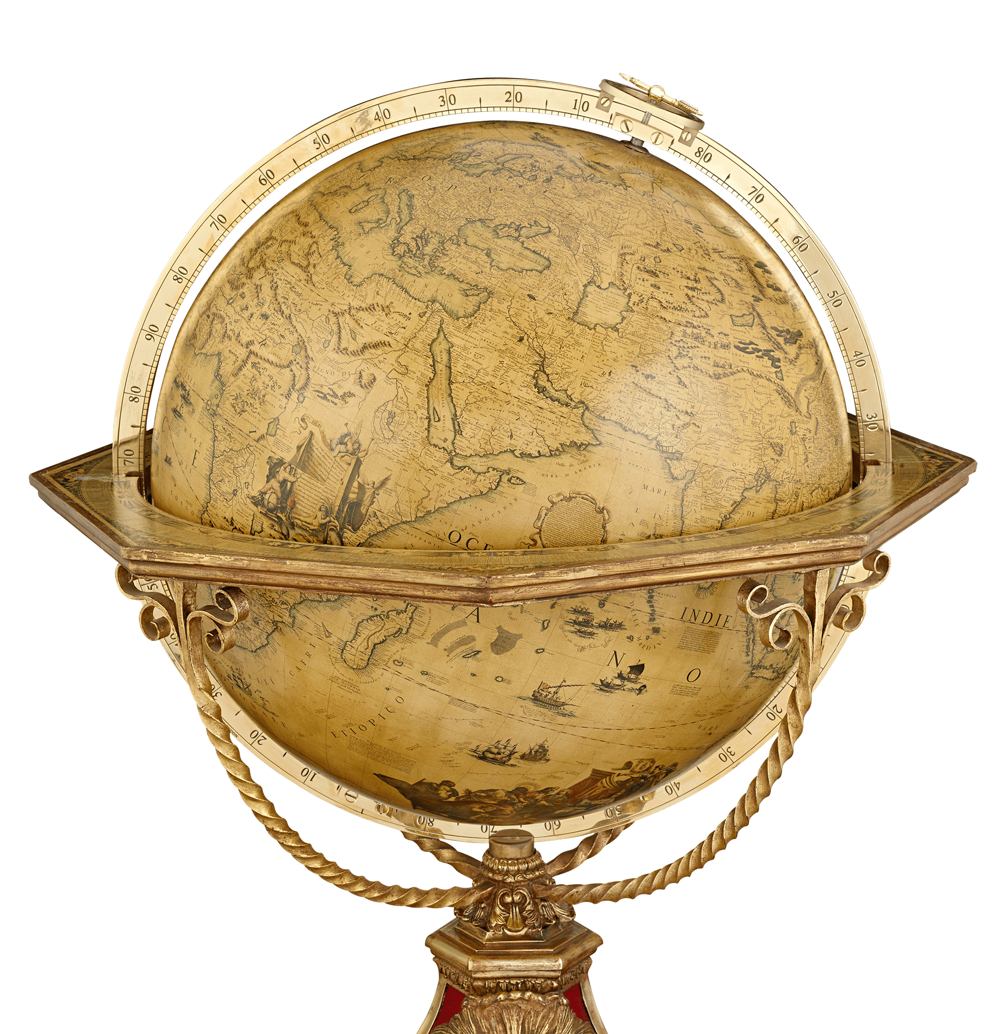 Pair of 32" Terrestrial and Celestial Globes