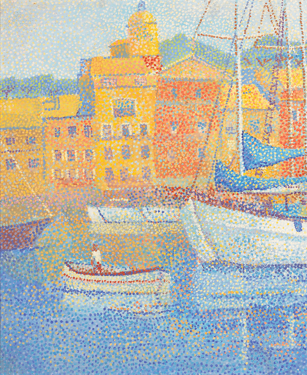 Saint-Tropez, le port by Yvonne Canu