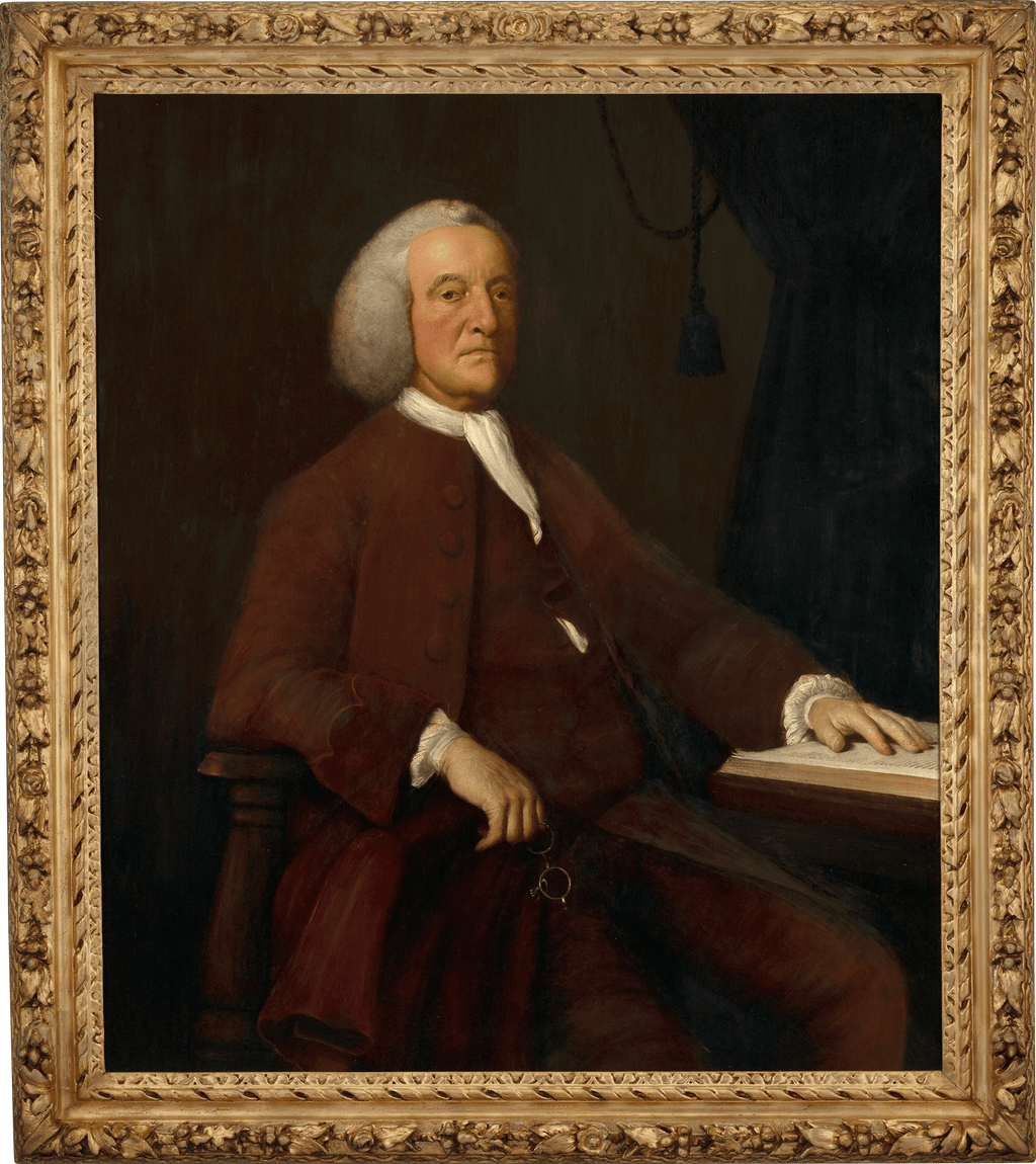 Portrait of Benjamin Franklin attributed to Mason Chamberlin
