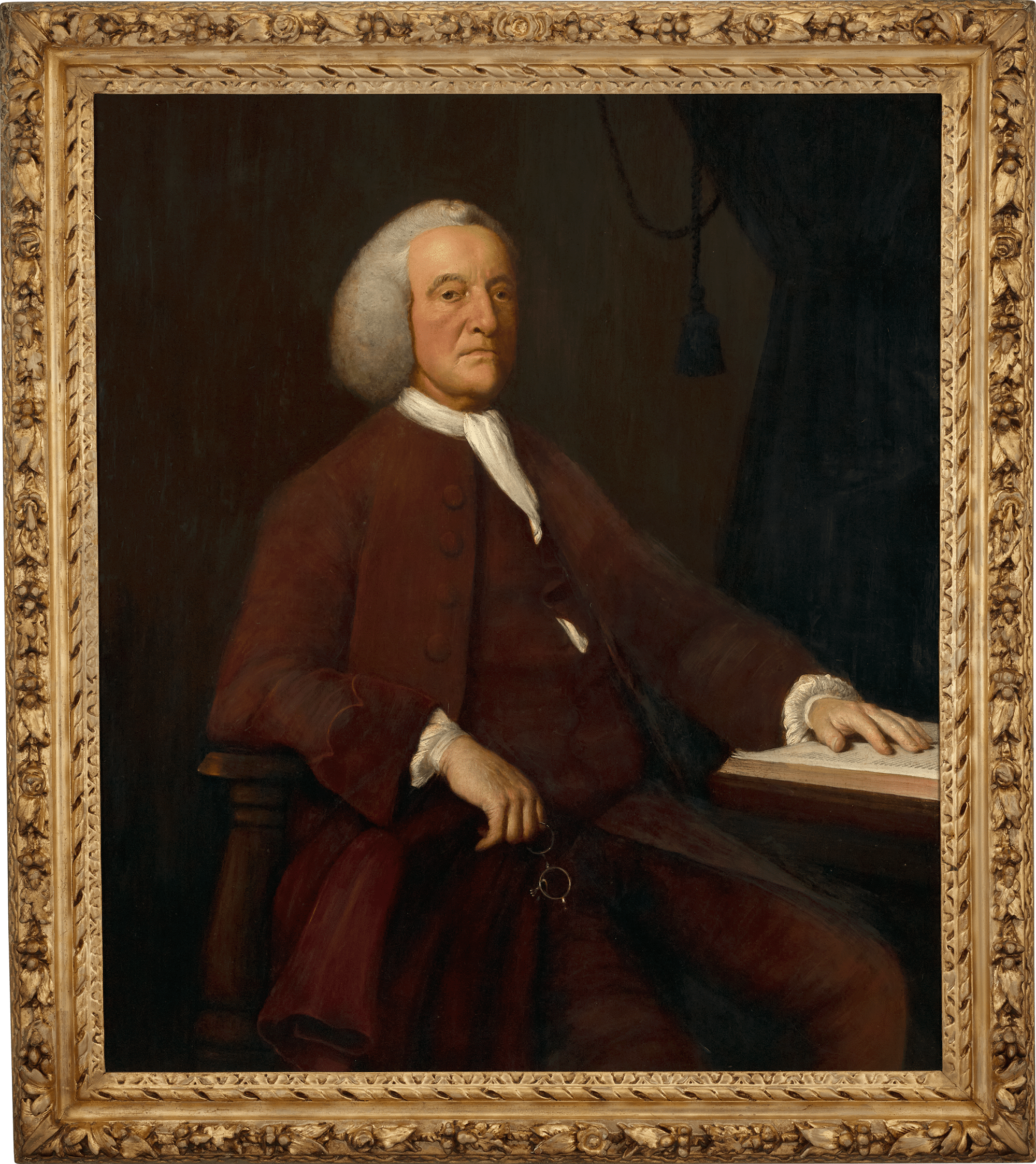 Portrait of Benjamin Franklin attributed to Mason Chamberlin