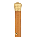 Gilt Knob Wooden Cane