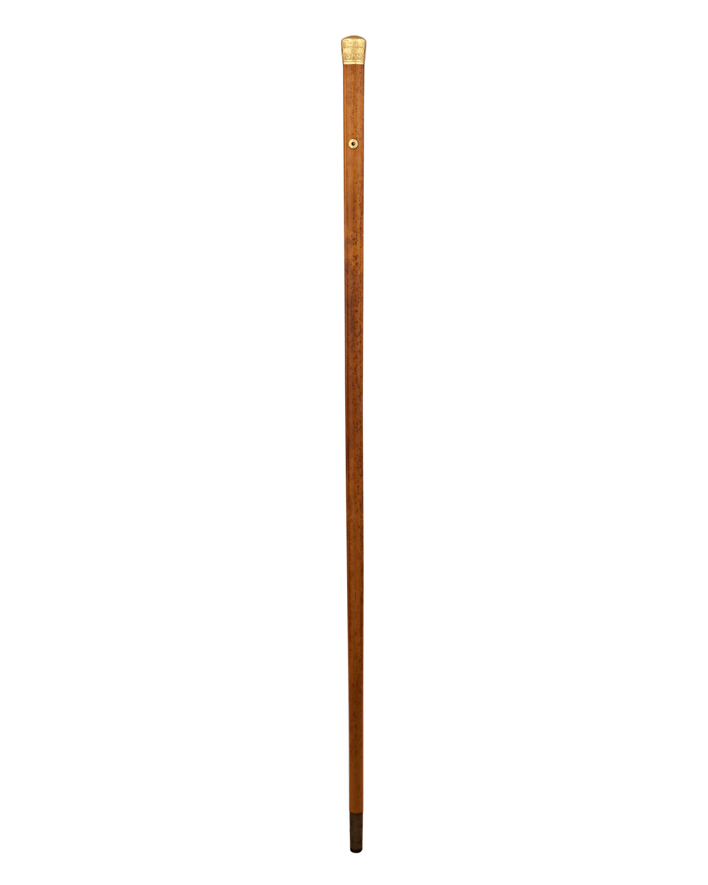 Gilt Knob Wooden Cane