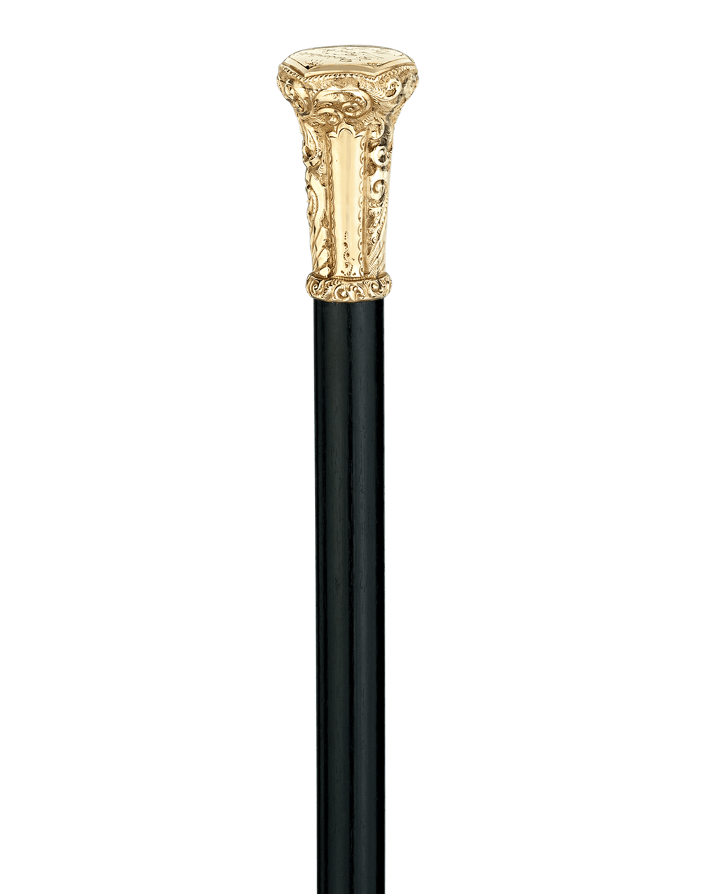 Gold Knob Presentation Cane