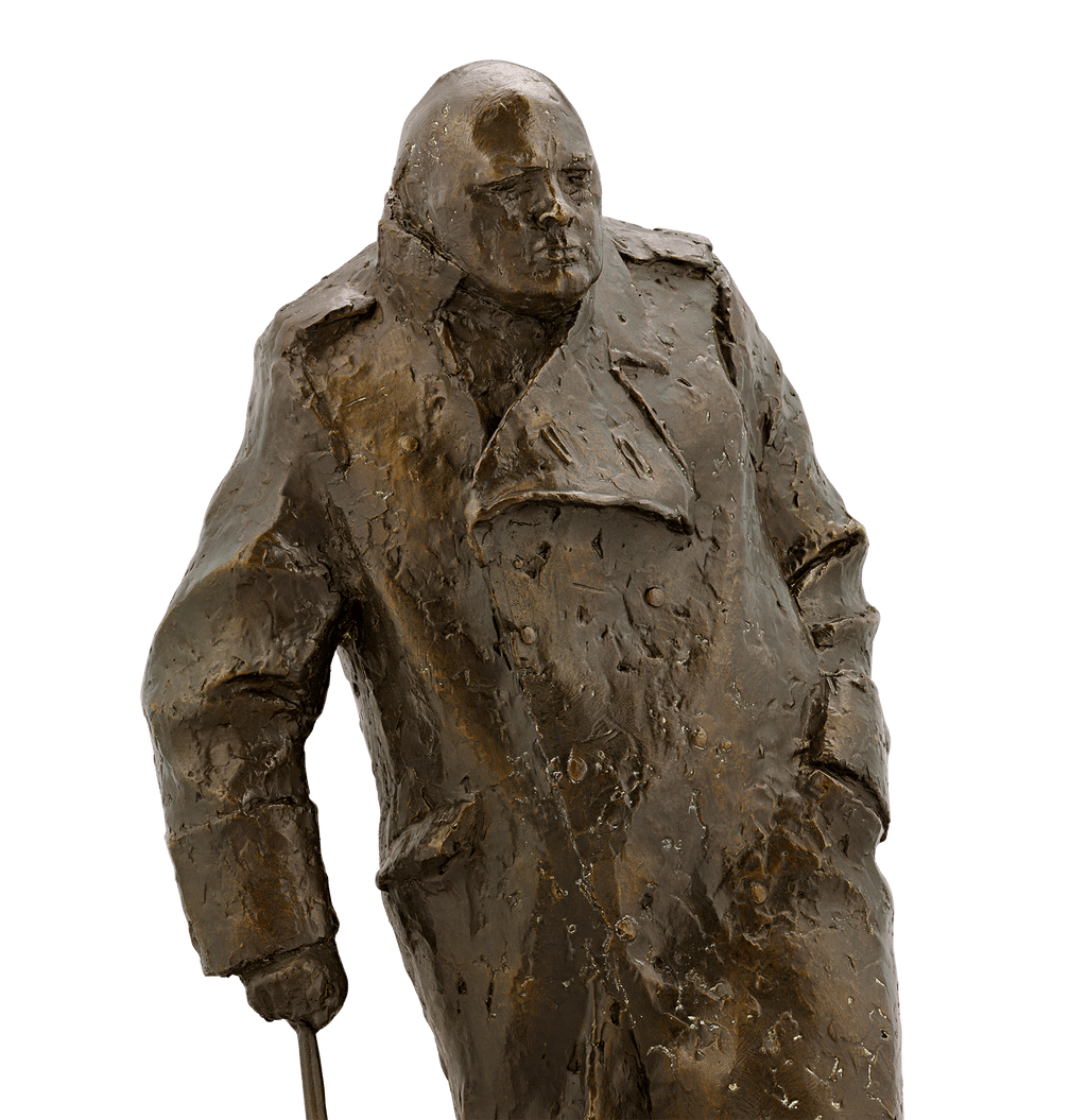 Sir Winston Churchill Bronze by Ivor Roberts-Jones