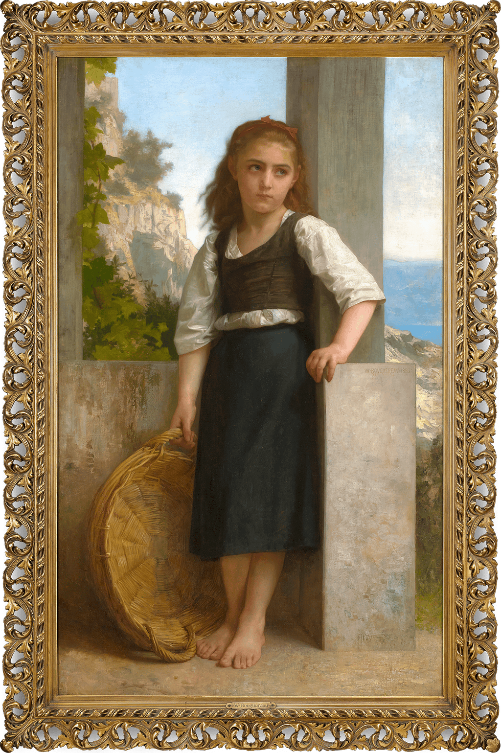 La fille du pêcheur by William Bouguereau