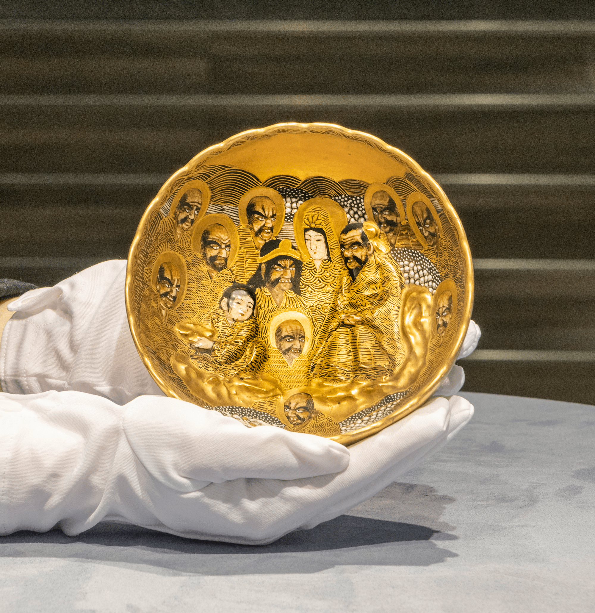 Satsuma Bowl of Immortals