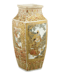 Square Form Satsuma Vase