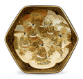 Blue Satsuma Bowl with Warriors
