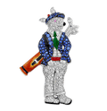 Raymond Yard Rabbit Golf Caddy Brooch