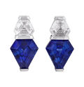 Ceylon Sapphire Earrings, 4.57 carats
