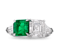 Colombian Emerald and Diamond Ring
