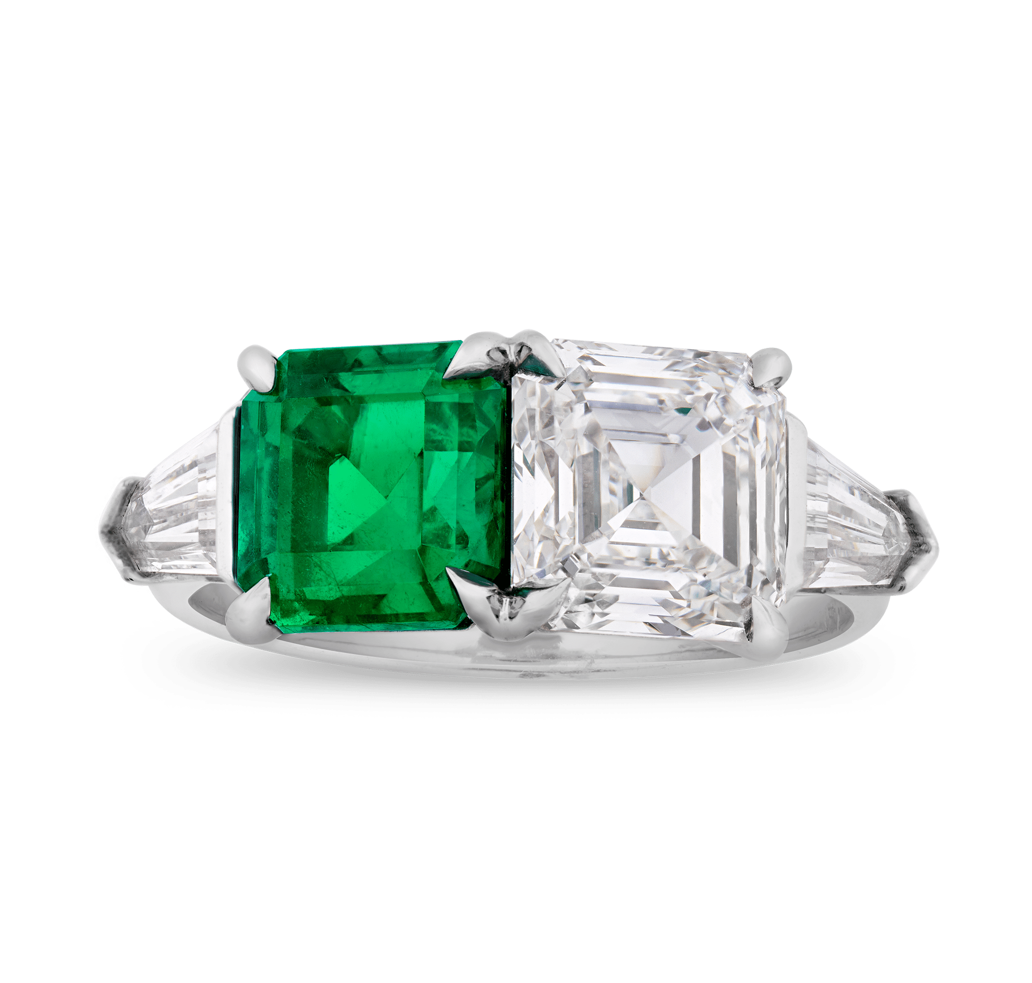 Colombian Emerald and Diamond Ring