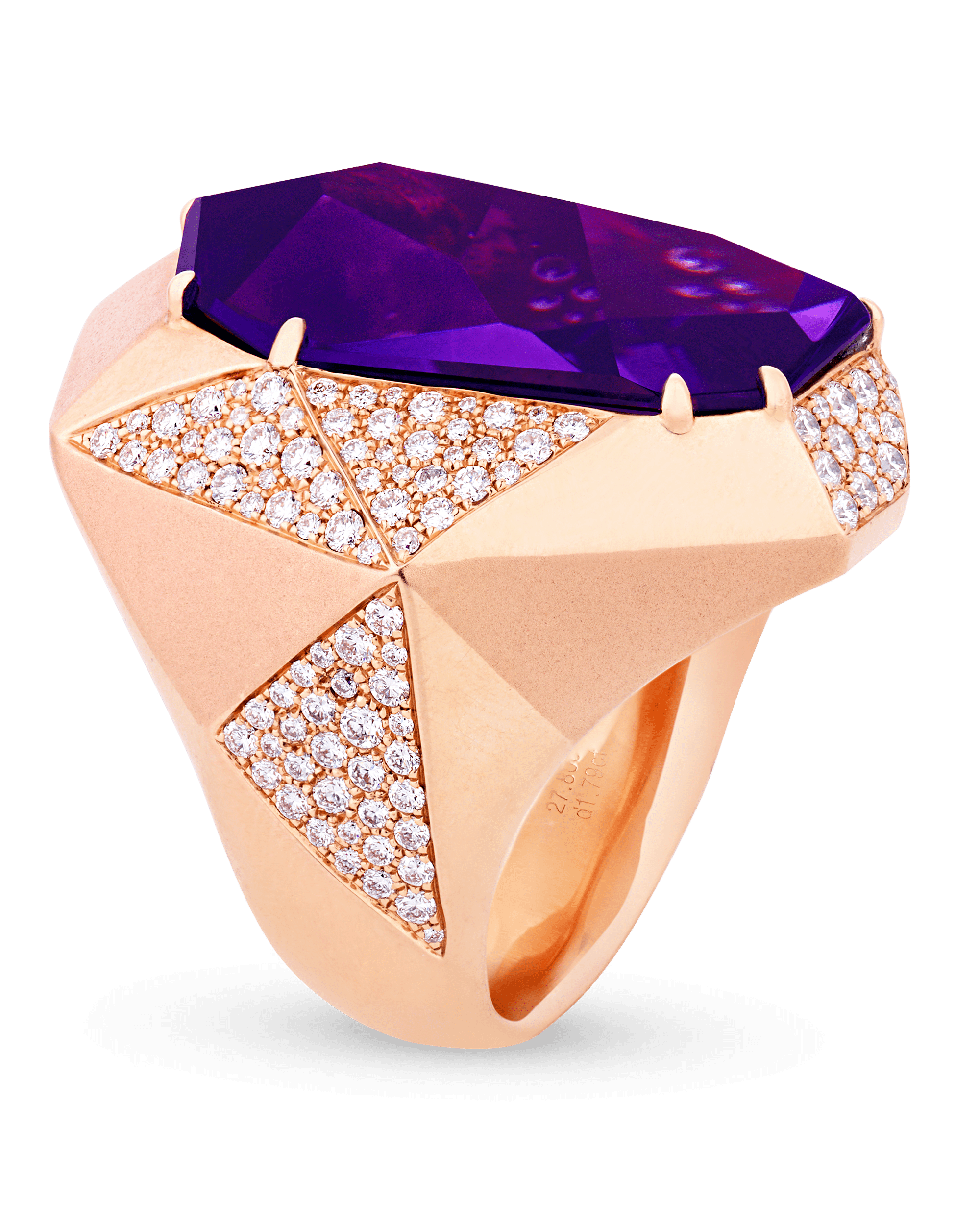 Amethyst Cocktail Ring, 27.80 carats