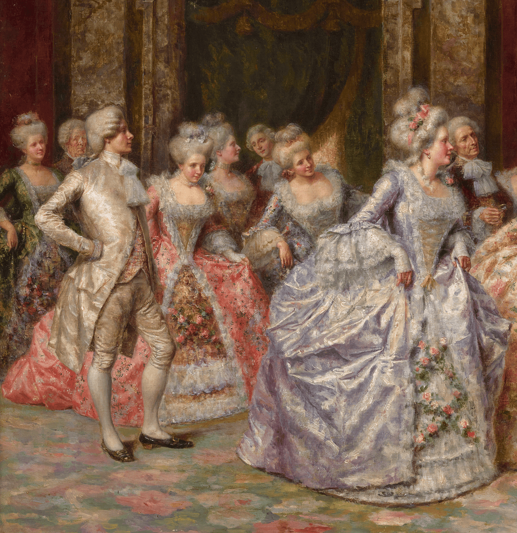 Cardinal with Elegant Company by Angelo Zoffoli
