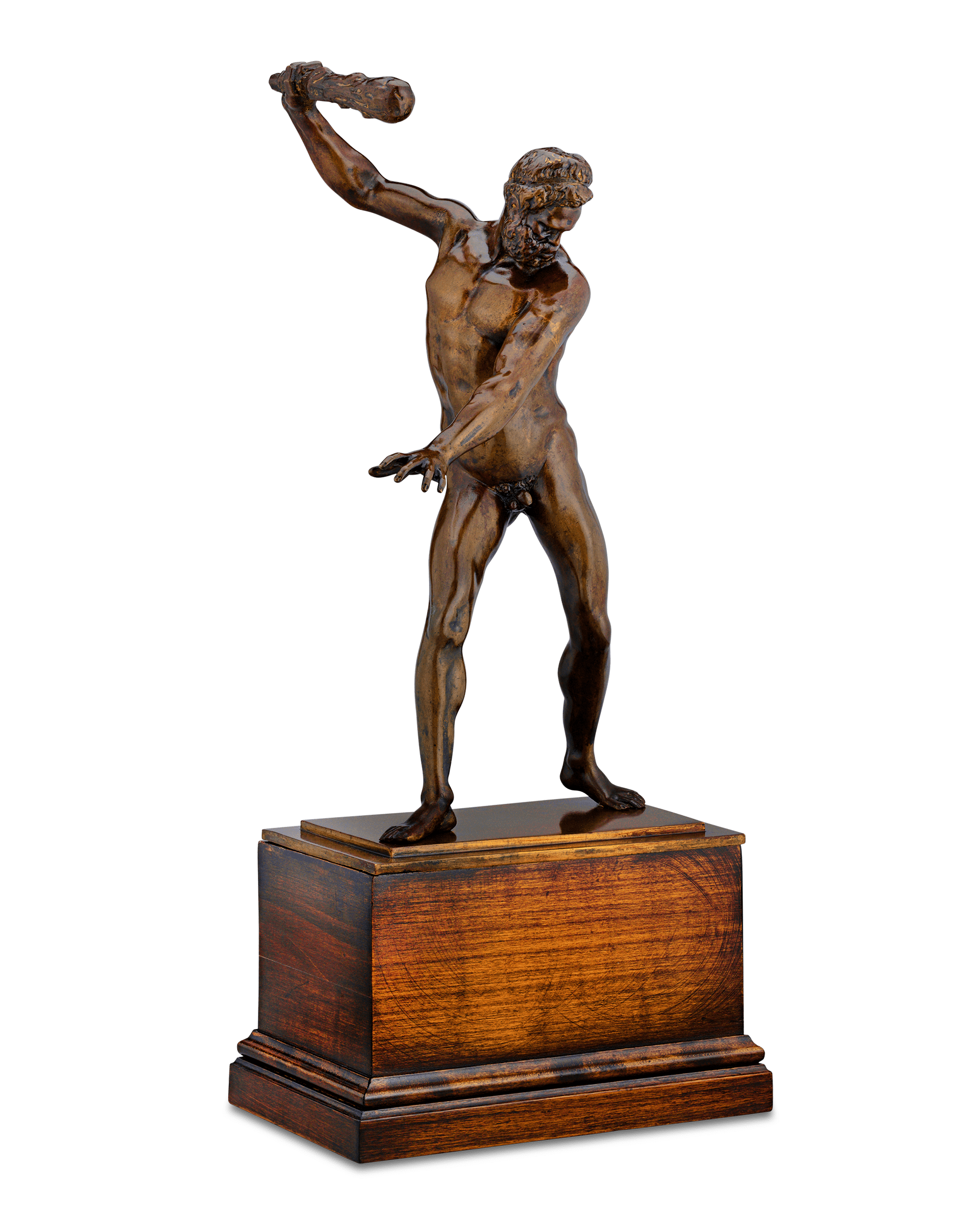 Labors of Hercules Bronze Sculpture, 17th Century