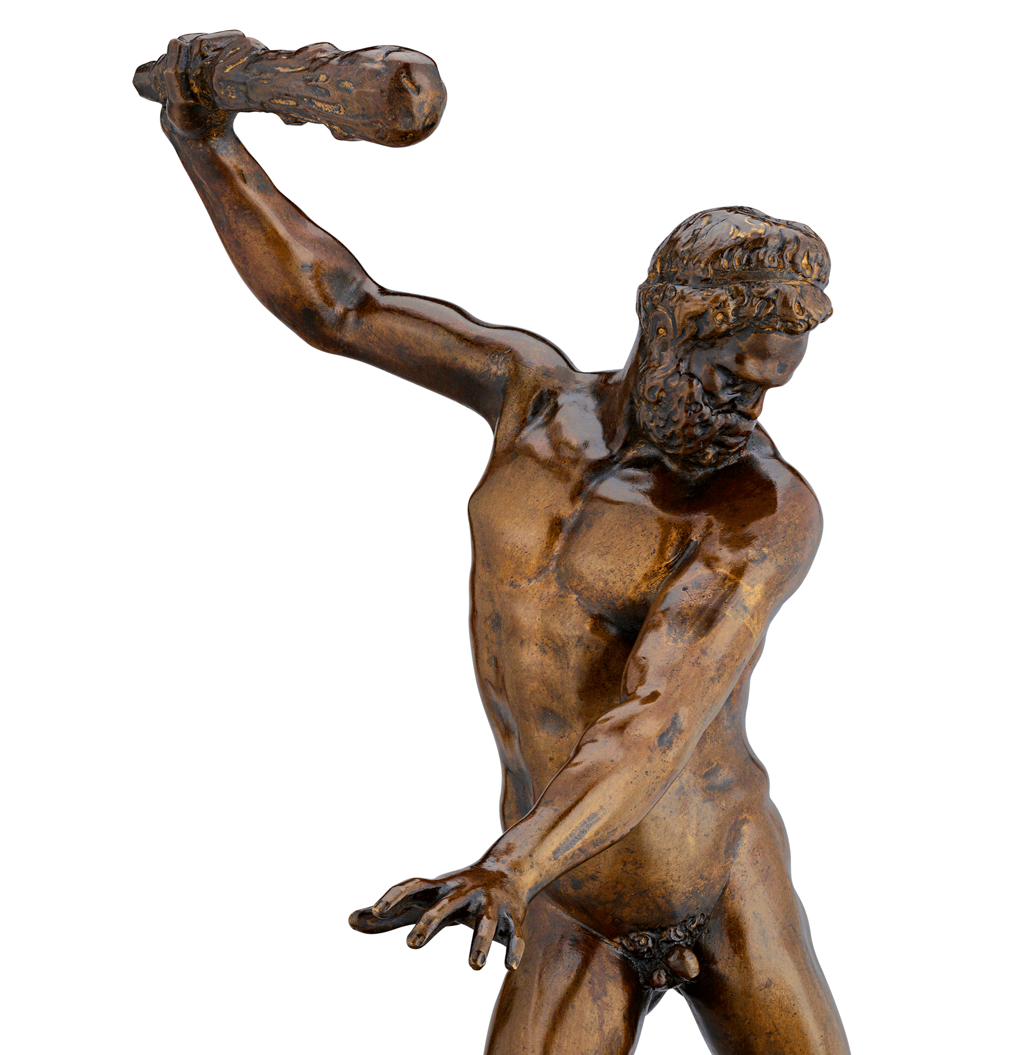 Labors of Hercules Bronze Sculpture, 17th Century