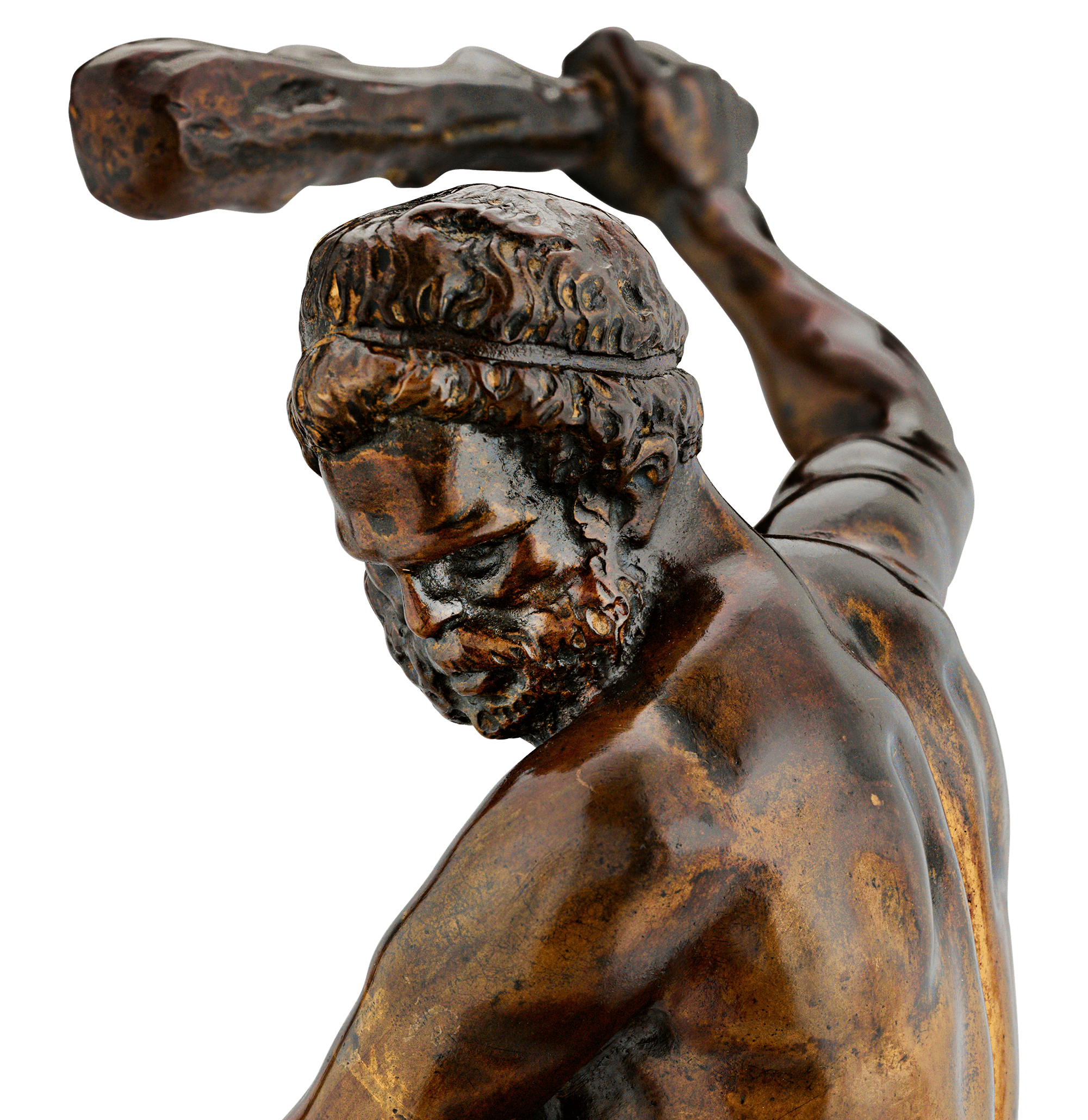 Labors of Hercules Bronze Sculpture, 17th Century
